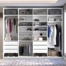 Closet Casal 100% MDF BP 4 Vaos 6 Gavetas Sion - 2