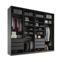 Ver imagem 5 de Closet Casal 100% MDF BP 277cm 6 Gavetas Sion