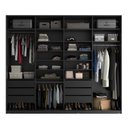 Ver imagem 6 de Closet Casal 100% MDF BP 277cm 6 Gavetas Sion