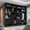 Ver imagem 1 de Closet Casal 100% MDF BP 277cm 6 Gavetas Sion