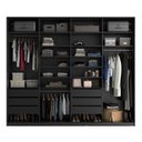 Ver imagem 6 de Closet Casal 100% MDF BP 277cm 6 Gavetas Sion