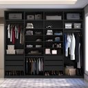 Ver imagem 2 de Closet Casal 100% MDF BP 277cm 6 Gavetas Sion