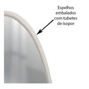 Ver imagem 4 de Espelho Multiuso Lapidado Fita Dupla Face 3M 60 cm Redondo Sem Moldura