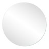 Espelho Multiuso Lapidado Fita Dupla Face 3M 60 cm Redondo Sem Moldura - 1