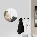 Ver imagem 2 de Espelho Multiuso Lapidado Fita Dupla Face 3M 60 cm Redondo Sem Moldura