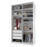 Closet Solteiro 100% MDF BP 139,5cm 3 Gavetas Sion - 5