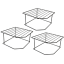 Ver imagem 1 de 3 Organizadores de Armário Aramado com 2 Níveis