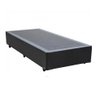 Cama (Box Solteiro+Colchão Mola) 88×188×26 Poliéster Preto - 1