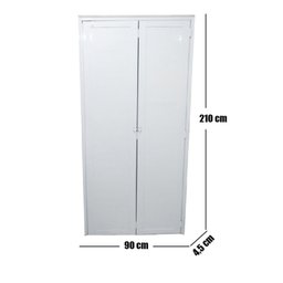 Porta Camarão Lambril de Alumínio 210 X 90cm Linha 25 Lado Direito - 4