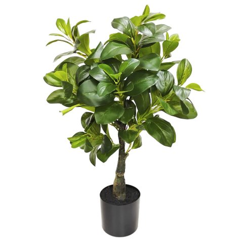 Planta Artificial Agrião Real Toque Verde no Pote Decorativa 69cm