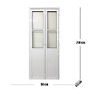 Ver imagem 4 de Porta Camarão Lambril com Vidro 210 x 90cm Linha 25 Abertura Direita Branco Esquadrias Bergamo