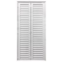 Ver imagem 3 de Porta Camarão Palheta de Alumínio 210 x 70cm Linha 25 Abertura Esquerda Branco Esquadrias Bergamo