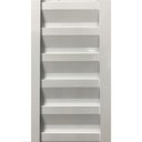 Ver mais imagens de Porta Camarão Palheta de Alumínio 210 x 80cm Linha 25 Abertura Esquerda Branco Esquadrias Bergamo