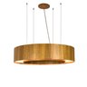 Lustre Pendente Anel Madeira Freijó e Acrílico - 70cm - 4