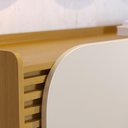 Ver imagem 7 de Aparador Buffet Moderno 3 Portas MDF-MDP 136cm Amadeirado Multimóveis