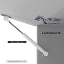 Ver imagem 5 de Cozinha Planejada Lux 3 Peças 100%mdf com Balcão Gabinete Tampo 120cm 3 Gavetas Branco - Desk