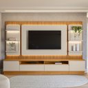 Ver imagem 1 de Rack com Painel para TV até 70 Polegadas com Ripado e LED 297cm São Paulo