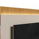 Ver imagem 4 de Rack com Painel Ripado para TV até 70 Polegadas com LED MDF 297CMX198CM São Paulo Branco