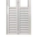 Ver imagem 6 de Porta Camarão Palheta com Vidro 210 x 70cm Linha 25 Abertura Esquerda Branco Esquadrias Bergamo