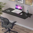 Ver imagem 1 de Mesa de Parede Dobravel Supensa com Suporte 90x38 Onix