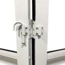 Ver mais imagens de Porta Camarão Palheta com Vidro 210 x 90cm Linha 25 Abertura Esquerda Branco Esquadrias Bergamo