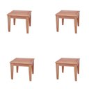 Ver imagem 1 de Conjunto 4 Mesas de Centro Roma Madeira Maciça