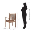 Ver imagem 7 de Conjunto 2 Cadeiras Pink Sands Madeira Maciça