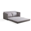 Ver imagem 2 de Sofá Cama Casal 2 Lugares Veludo Cinza Charlie 134cm