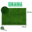 Ver imagem 2 de Tapete Decorativo de Grama Sintética - 50x70cm, 11mm