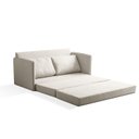 Ver imagem 2 de Sofá Cama 2 Lugares 153x68x86cm Charlie Bege/Veludo