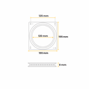 Ver imagem 4 de Rodizio Prato Giratório em Aço 155 X 155 Mm Mk