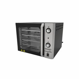 Forno Turbo Smart Convector Eletrico Preto e Inox - 1