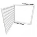 Ver imagem 4 de Portinhola Alçapão Alumínio Linha Veneza Medidas: 60 X 80