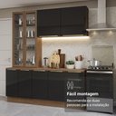 Ver imagem 3 de Armário de Cozinha Completa 190cm Lux Madesa Rustic Preto