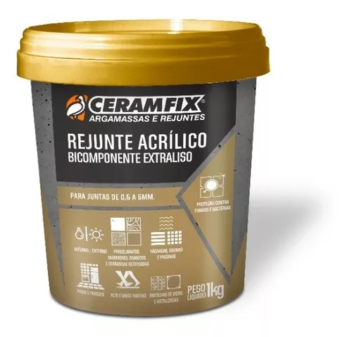 Rejunte Acrílico Ceramfix Corda 1kg