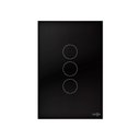Ver imagem 2 de Interruptor Touch Glass 3 Botões Wifi Preto Lumenx 4x2