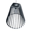 Ver imagem 1 de Luminária Teto tipo Pendente PEQUIM MDF - Completa - Cor: Preta