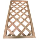 Ver imagem 1 de Treliça de Madeira com Borda 60x120cm Marrom/Vermelho Woodforce