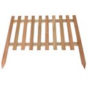 Ver imagem 1 de Cerca de Madeira 60x100cm Jardim e Varanda Marrom/Vermelho Woodforce
