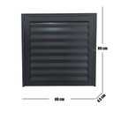 Ver imagem 3 de Portinhola Alçapão Alumínio Linha Veneza Medidas: 80 X 60