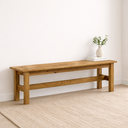 Ver imagem 1 de Banco 3 Lugares 100% Madeira Maciça 150cm Grimaldi Espresso Móveis