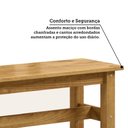 Ver imagem 6 de Banco 3 Lugares 100% Madeira Maciça 150cm Grimaldi Espresso Móveis Marrom/Nogueira