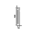 Ver imagem 2 de Kit Rodape Poliestireno 10cm Frisado Santa Luzia 24metro(10br)