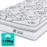 Cama Box Queen com Colchão Ortopédico Dupla Face Firme 158x198cm Bf Colchões - 3
