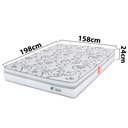 Ver imagem 2 de Cama Box Queen com Colchão Ortopédico Dupla Face Firme 158x198cm Bf Colchões
