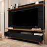 Rack com Painel 1.80 P/tv Ate 72 Polegadas Black Freijó Vivare Wood - 1
