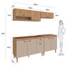 Cozinha Modulada Marti 06 sem Tampo 4 Peças - 17