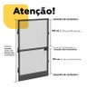 Mosquiteira para Porta Bronze 1,20x2,10m com Tela Resistência À Pet - 8