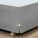 Ver imagem 1 de Saia Box Queen Matelada Com Pingente:Cinza