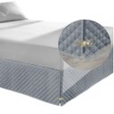 Ver imagem 2 de Saia Box Queen Matelada Com Pingente:Cinza